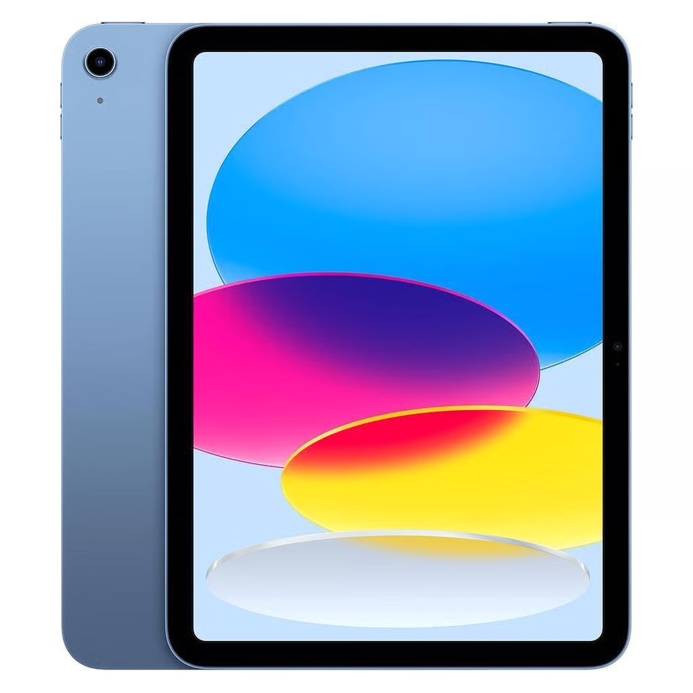 iPad 10th Gen (2022, A14, blue, 64GB) + white stylus